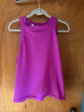 Athleta Ribbed Sleeveless Tank Top - Magenta